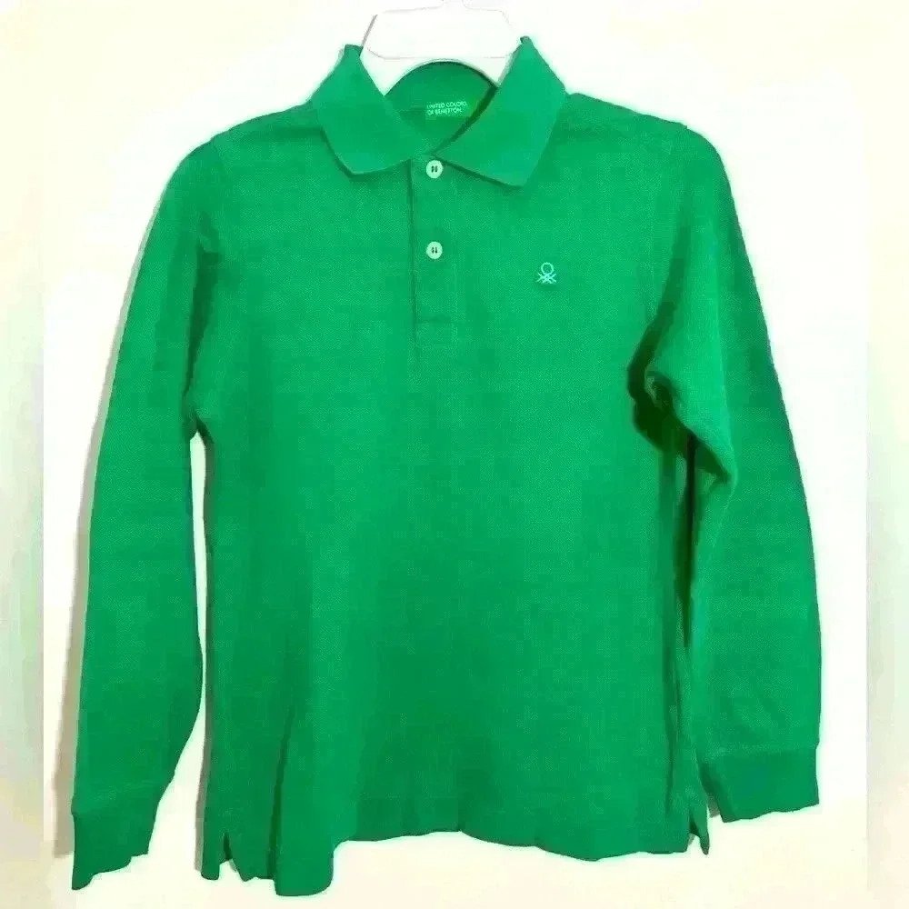 United Colors Of Benetton Regular Fit Polo Long Sleeve Kids Size 4